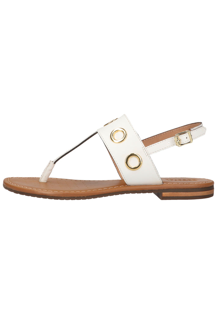 Geox Zehensteg Leder Weiß - surf4shoes