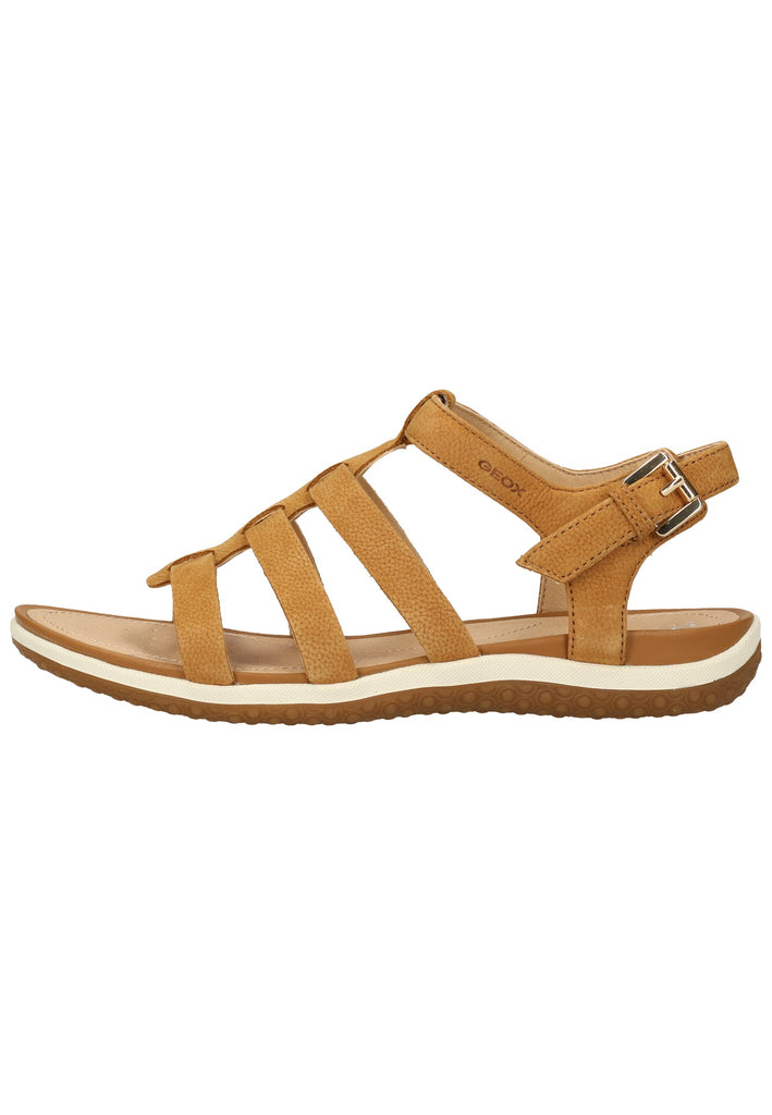 Geox Sandalen Nappaleder Cognac - surf4shoes
