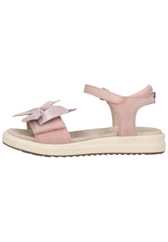 Geox Sandalen Veloursleder/Synthetik Hellrosa - surf4shoes
