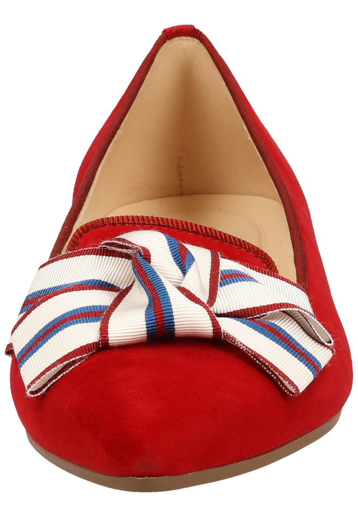 Gabor Ballerinas Leder Rubinrot - surf4shoes
