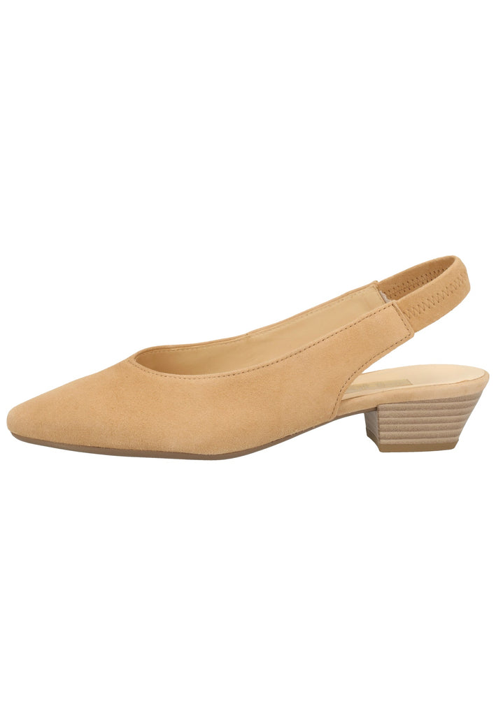 Gabor Pumps Samt Caramel - surf4shoes