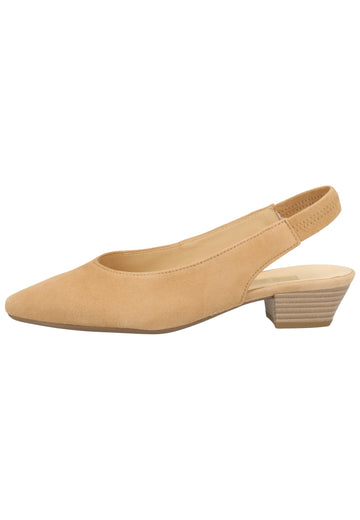 Gabor Pumps Samt Caramel - surf4shoes