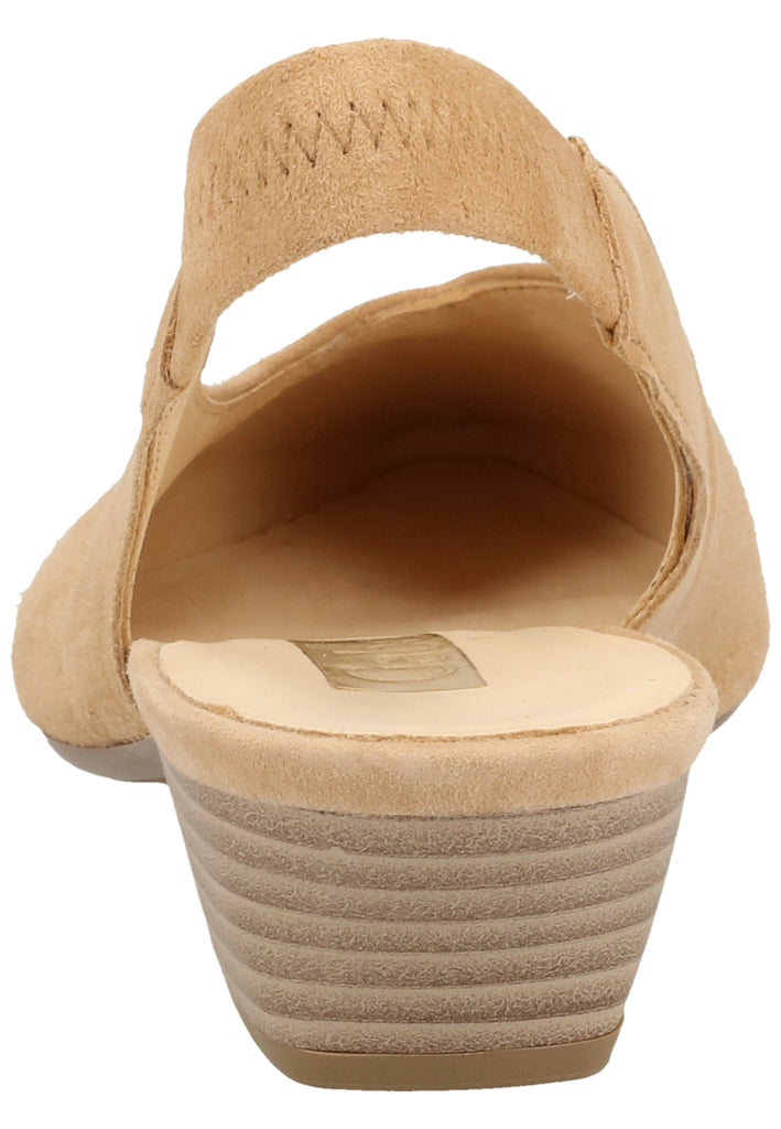 Gabor Pumps Samt Caramel - surf4shoes