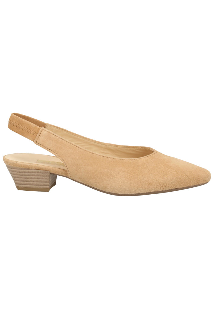 Gabor Pumps Samt Caramel - surf4shoes