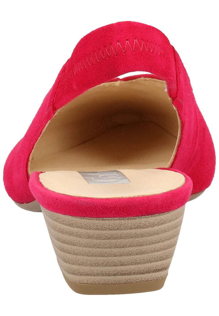 Gabor Pumps Samt Fuchsia - surf4shoes
