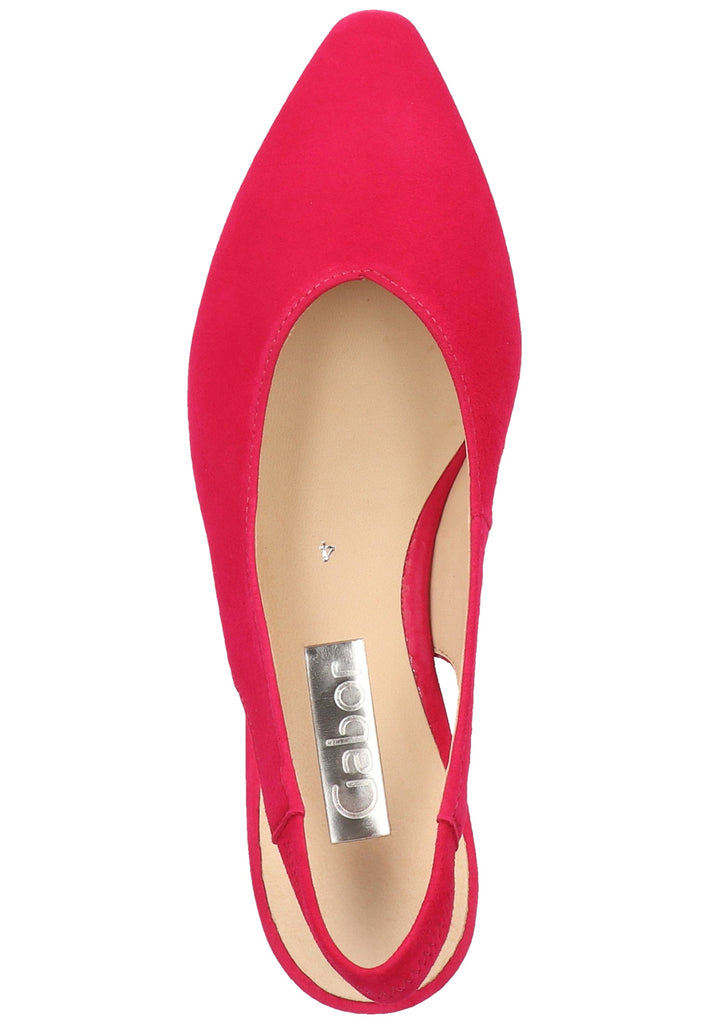 Gabor Pumps Samt Fuchsia - surf4shoes