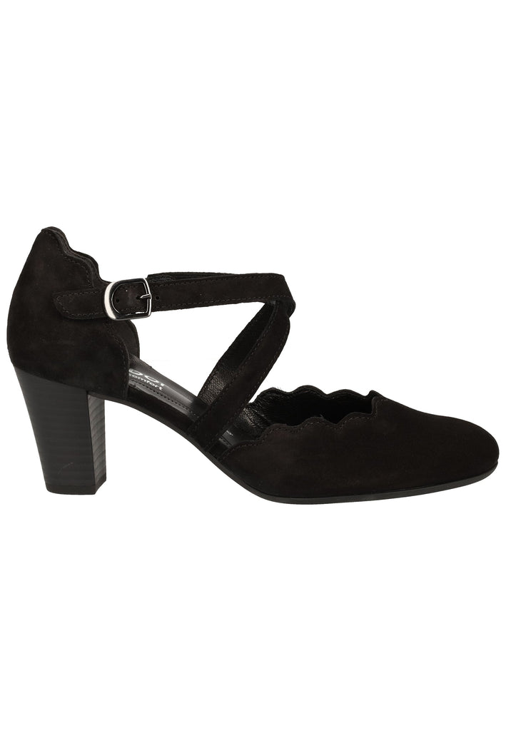 Gabor Pumps Lederimitat Schwarz - surf4shoes