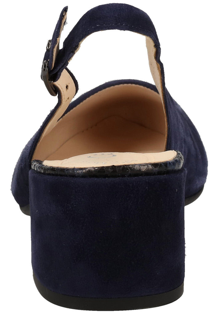 Gabor Pumps Samt Blau - surf4shoes