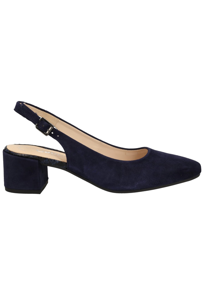 Gabor Pumps Samt Blau - surf4shoes