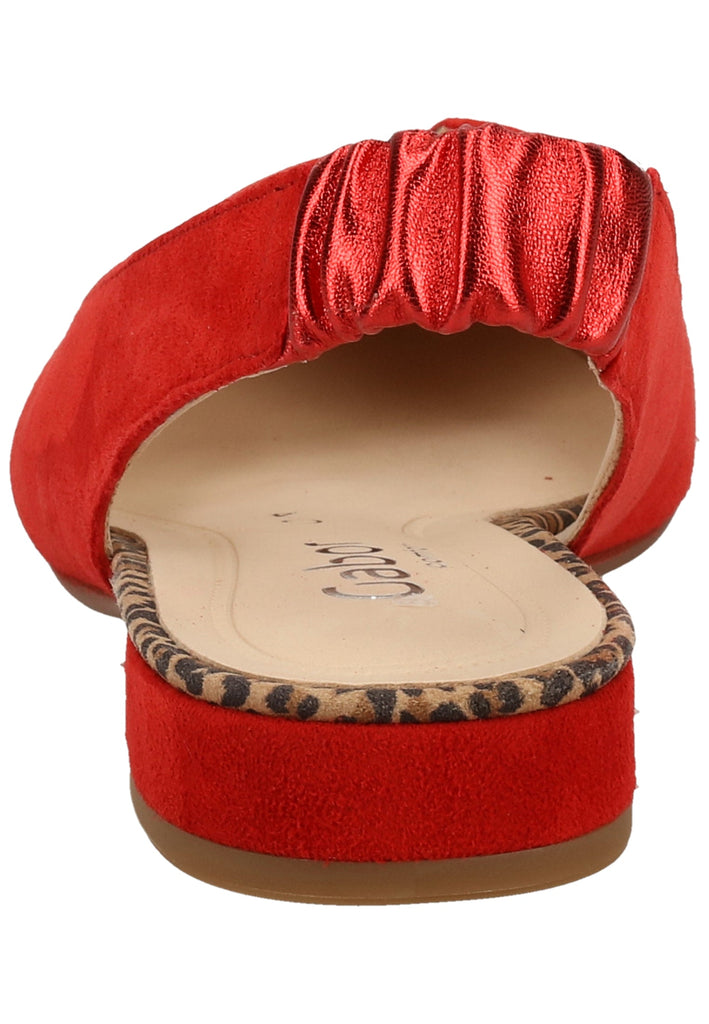 Gabor Pumps Lederimitat Rot - surf4shoes