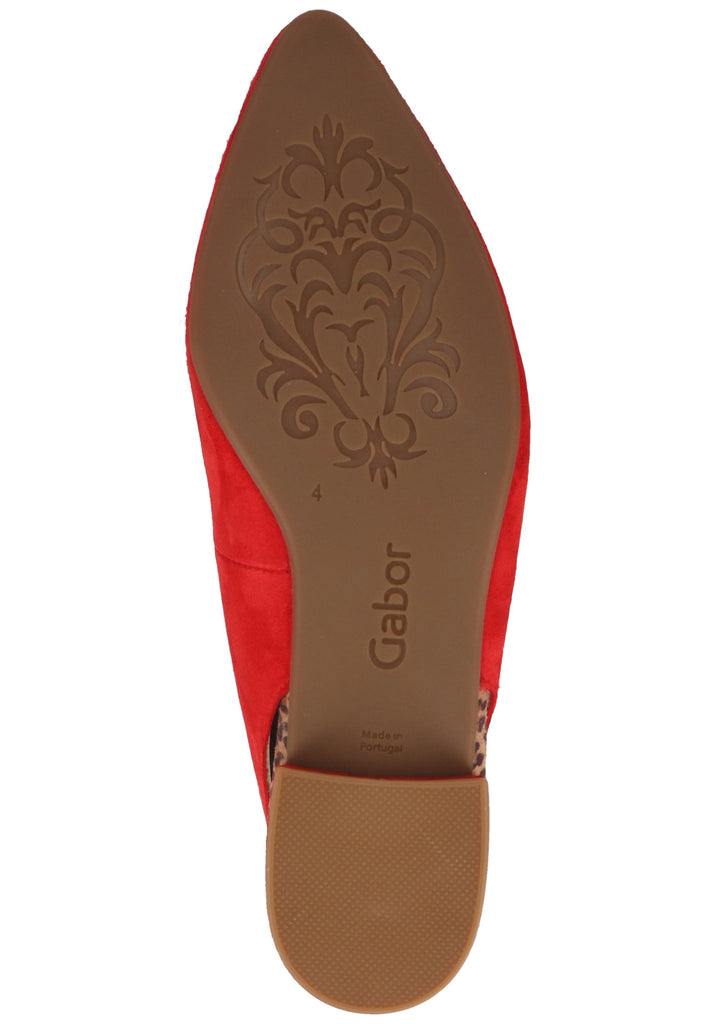 Gabor Pumps Lederimitat Rot - surf4shoes