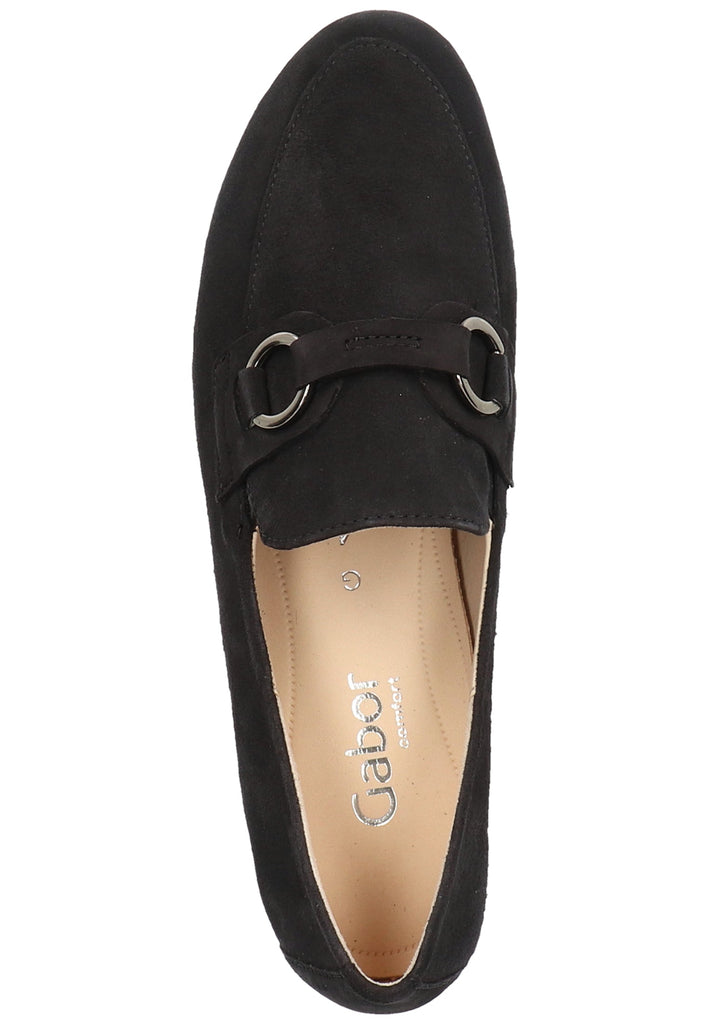 Gabor Slipper Veloursleder Pazifik - surf4shoes