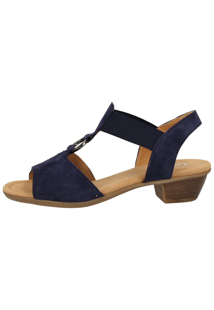 Gabor Sandalen Leder Blau - surf4shoes