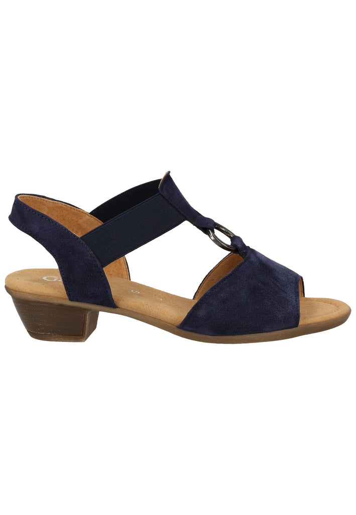 Gabor Sandalen Leder Blau - surf4shoes
