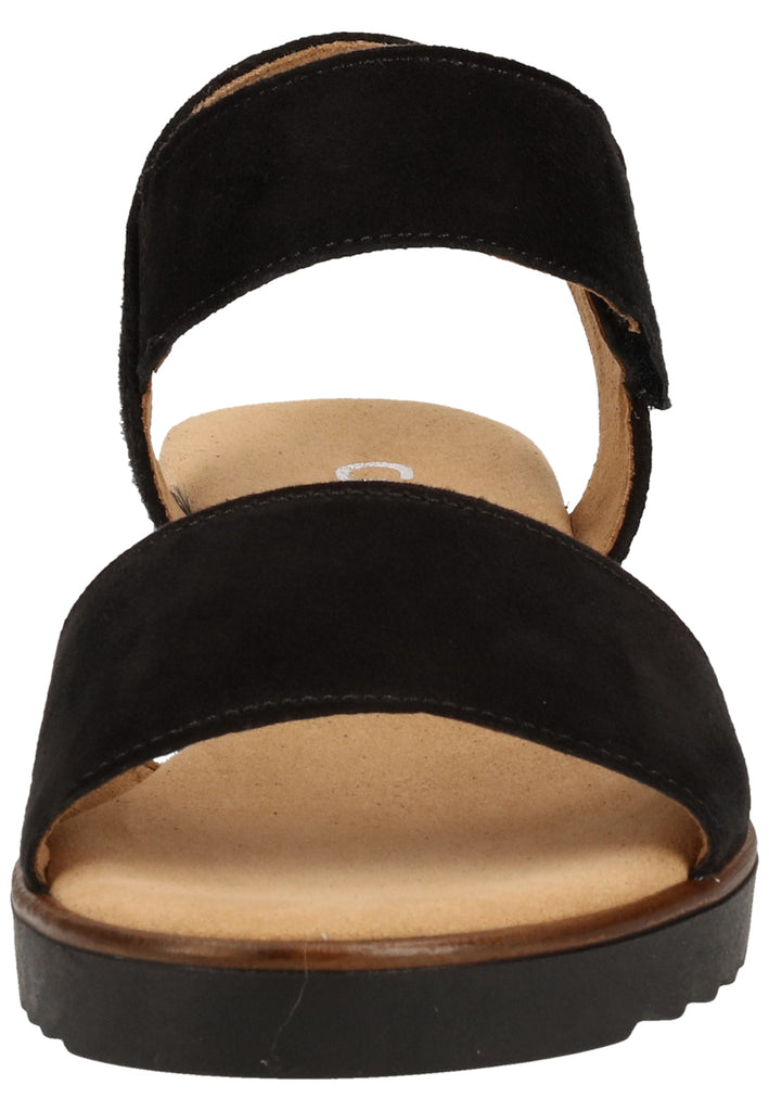 Gabor Sandalen Leder Schwarz - surf4shoes