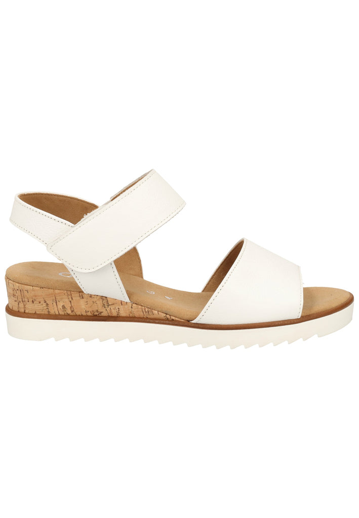 Gabor Sandalen Leder Weiß - surf4shoes
