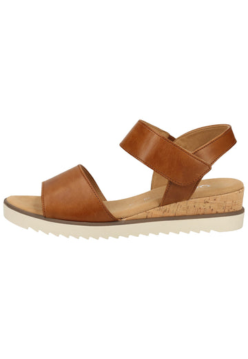 Gabor Sandalen Leder Camel - surf4shoes