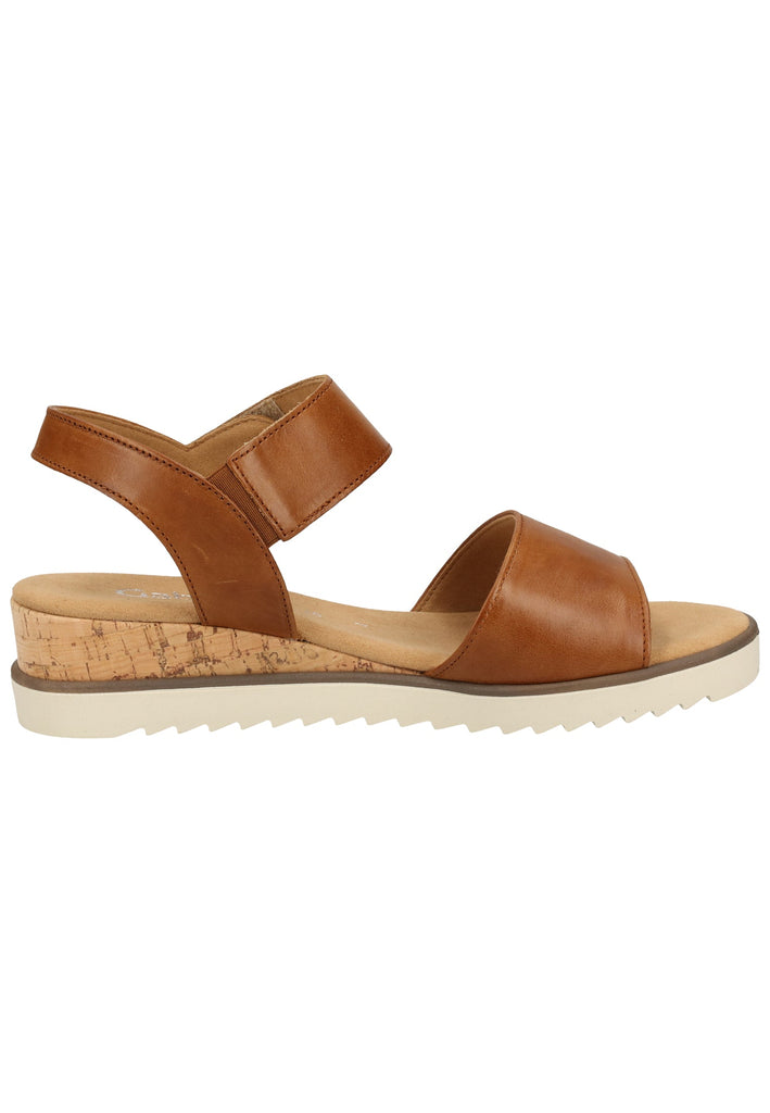 Gabor Sandalen Leder Camel - surf4shoes