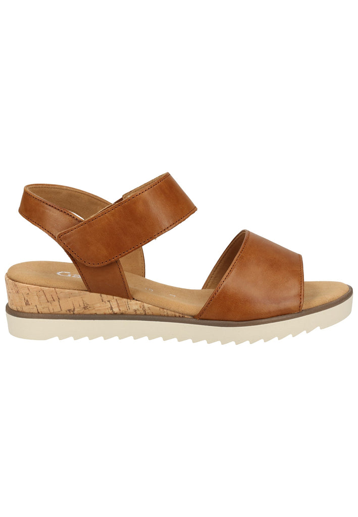 Gabor Sandalen Leder Camel - surf4shoes