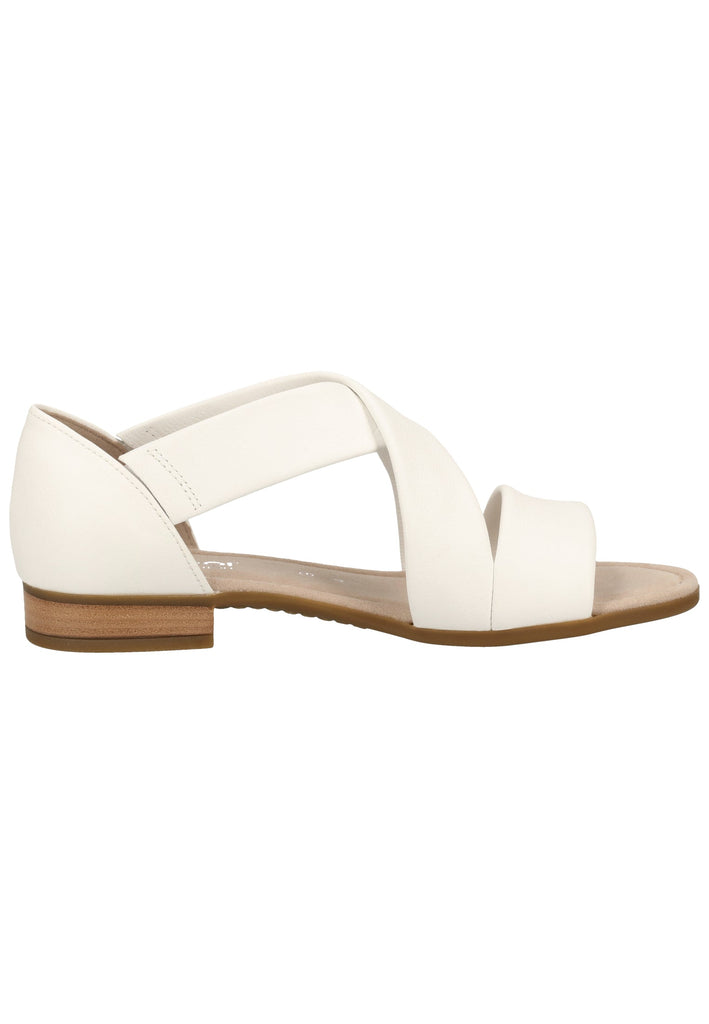 Gabor Sandalen Leder Weiß - surf4shoes