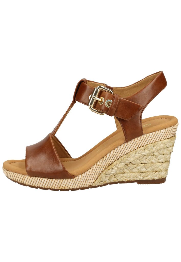 Gabor Sandalen Leder Braun - surf4shoes
