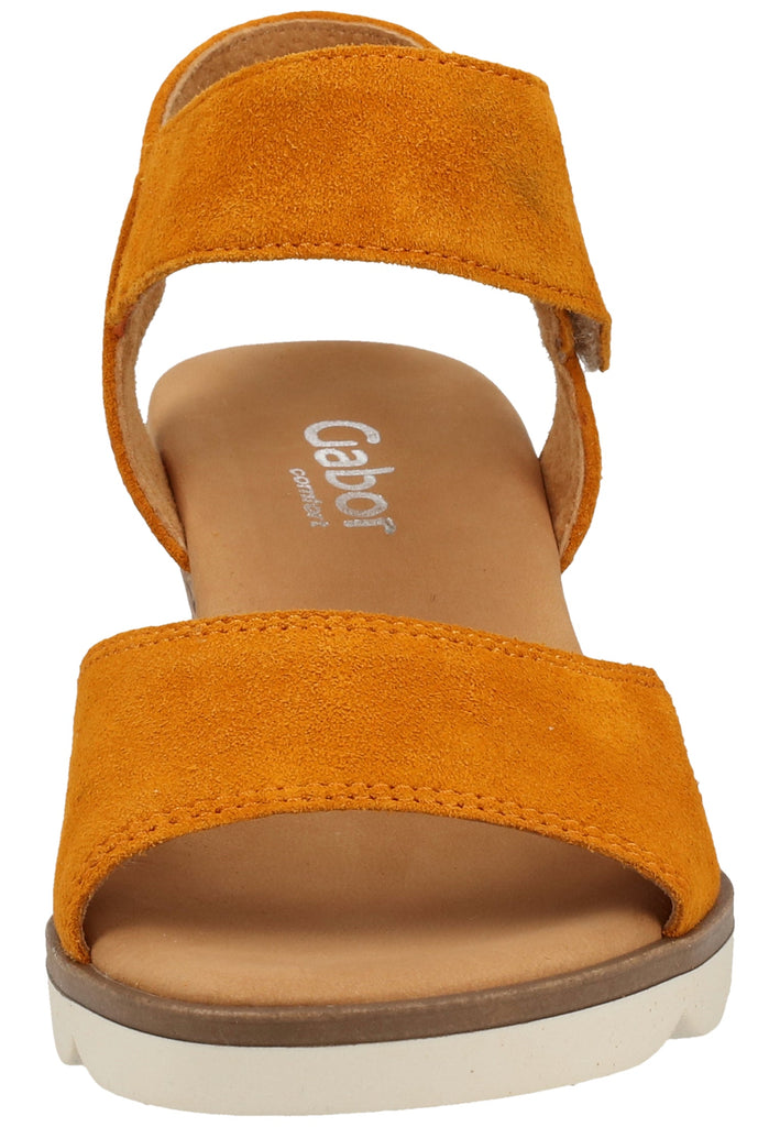 Gabor Sandalen Leder Orange - surf4shoes