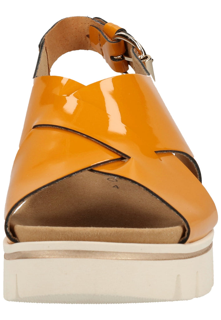 Gabor Sandalen Leder/Synthetik Gelb - surf4shoes