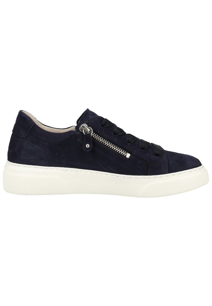 Gabor Sneaker Samt Blau - surf4shoes