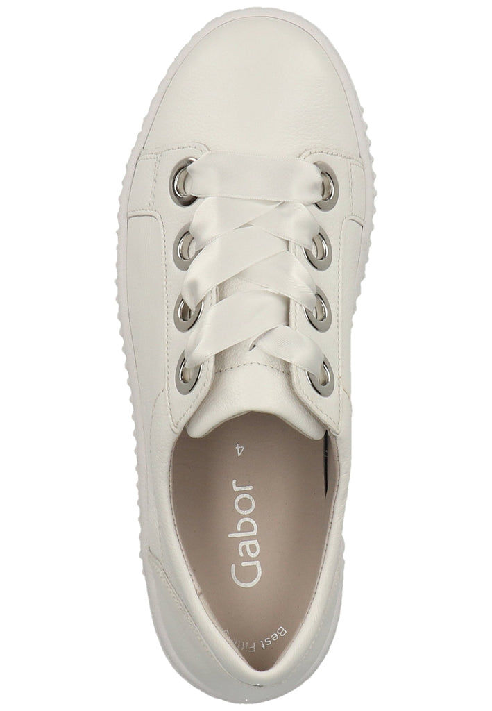 Gabor Sneaker Leder Weiß - surf4shoes