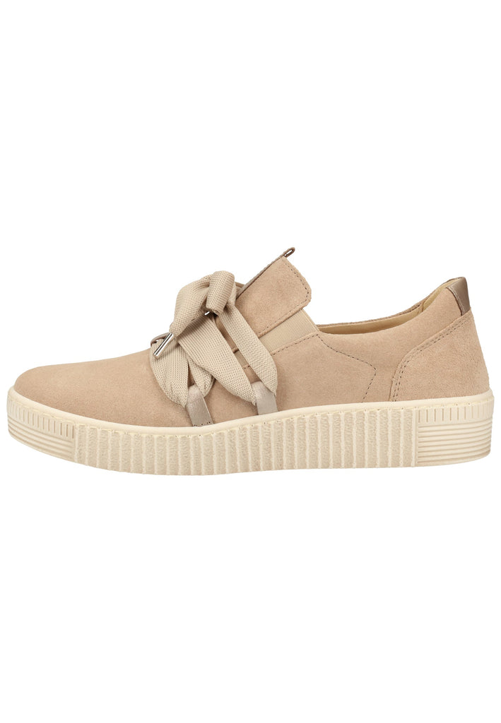 Gabor Sneaker Veloursleder Beige - surf4shoes