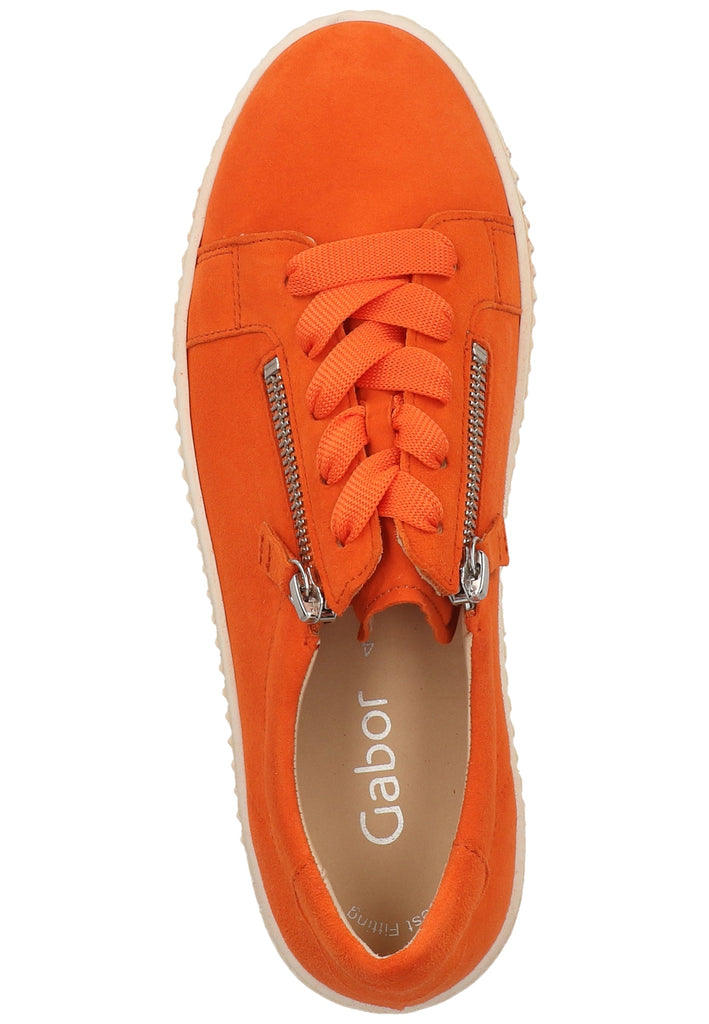 Gabor Sneaker Lederimitat Orange - surf4shoes