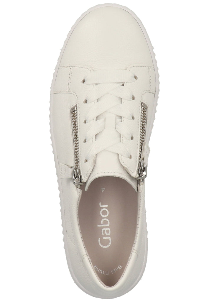 Gabor Sneaker Leder Weiß - surf4shoes