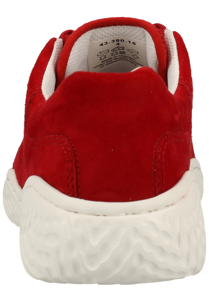 Gabor Sneaker Leder Rot - surf4shoes