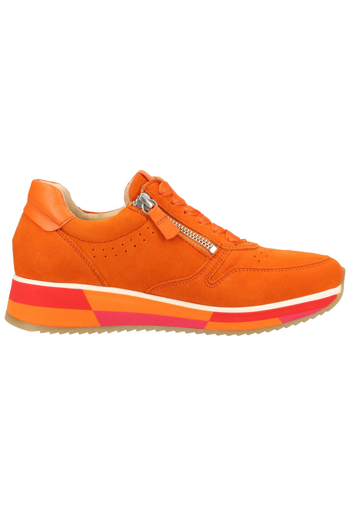 Gabor Sneaker Samt Orange - surf4shoes