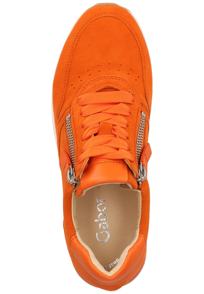 Gabor Sneaker Samt Orange - surf4shoes