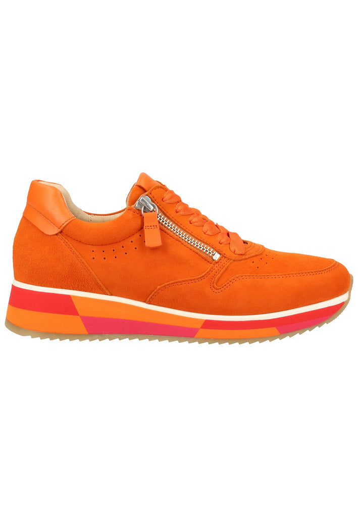 Gabor Sneaker Samt Orange - surf4shoes