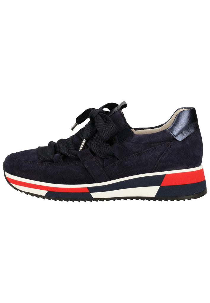 Gabor Sneaker Leder Blau - surf4shoes