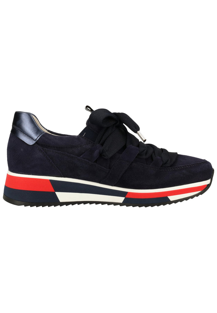 Gabor Sneaker Leder Blau - surf4shoes