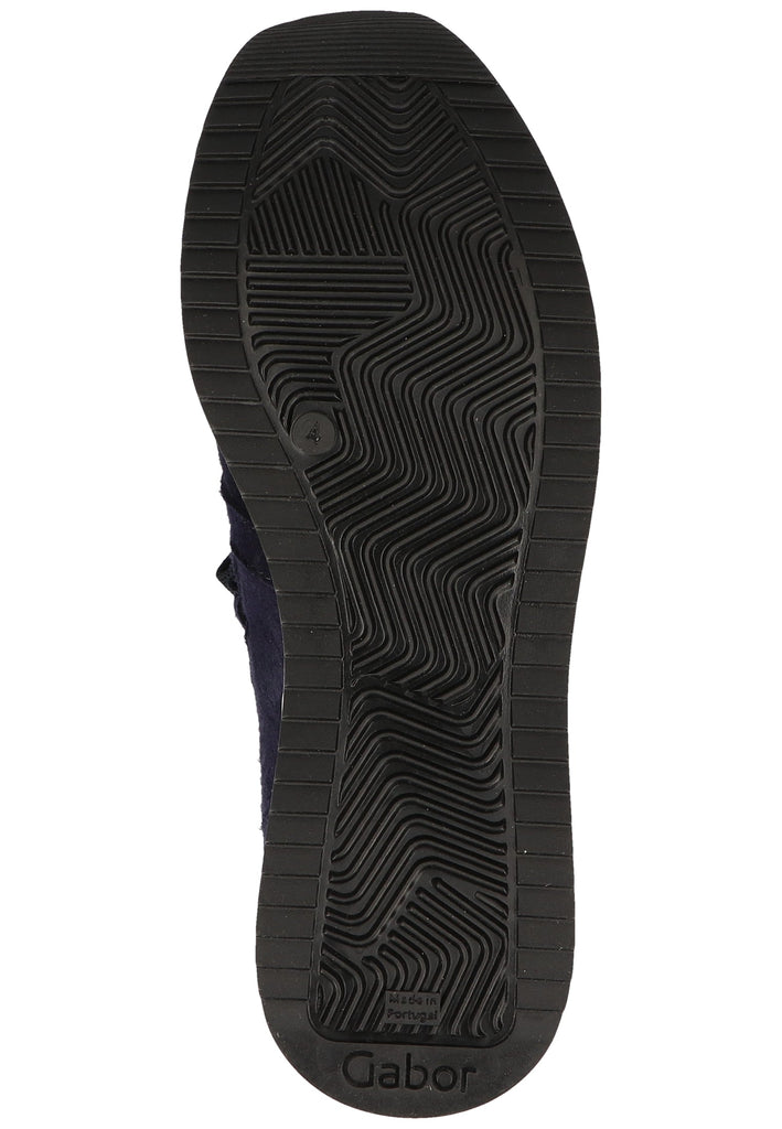 Gabor Sneaker Leder Blau - surf4shoes