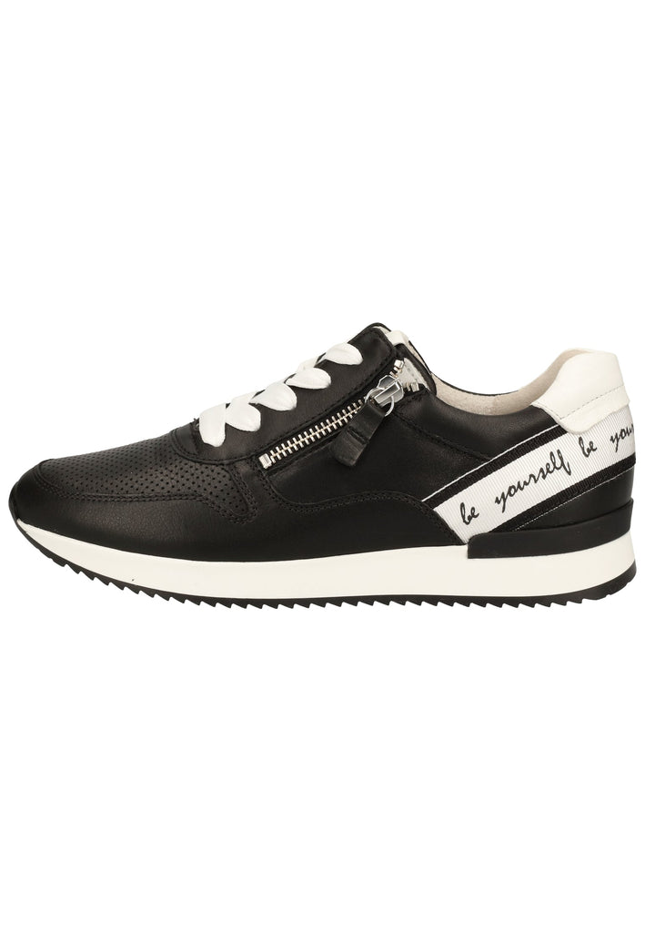 Gabor Sneaker Lederimitat Schwarz/Weiß - surf4shoes