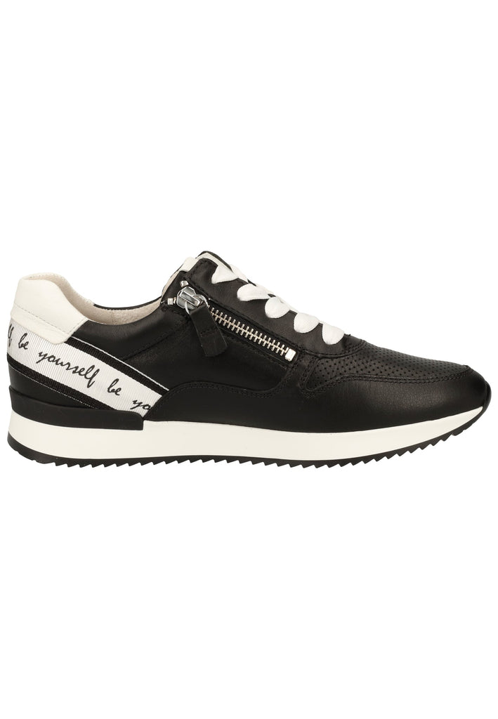 Gabor Sneaker Lederimitat Schwarz/Weiß - surf4shoes
