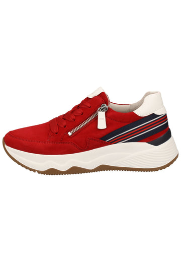 Gabor Sneaker Leder/Textil Rot - surf4shoes