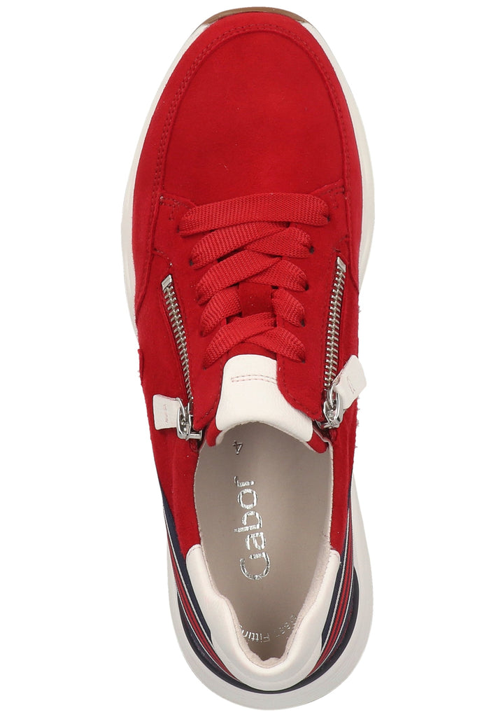 Gabor Sneaker Leder/Textil Rot - surf4shoes