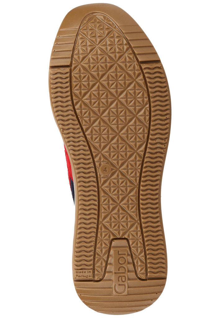 Gabor Sneaker Leder/Textil Rot - surf4shoes