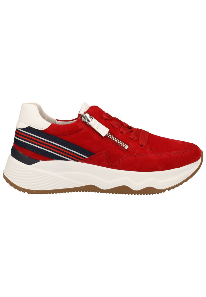Gabor Sneaker Leder/Textil Rot - surf4shoes