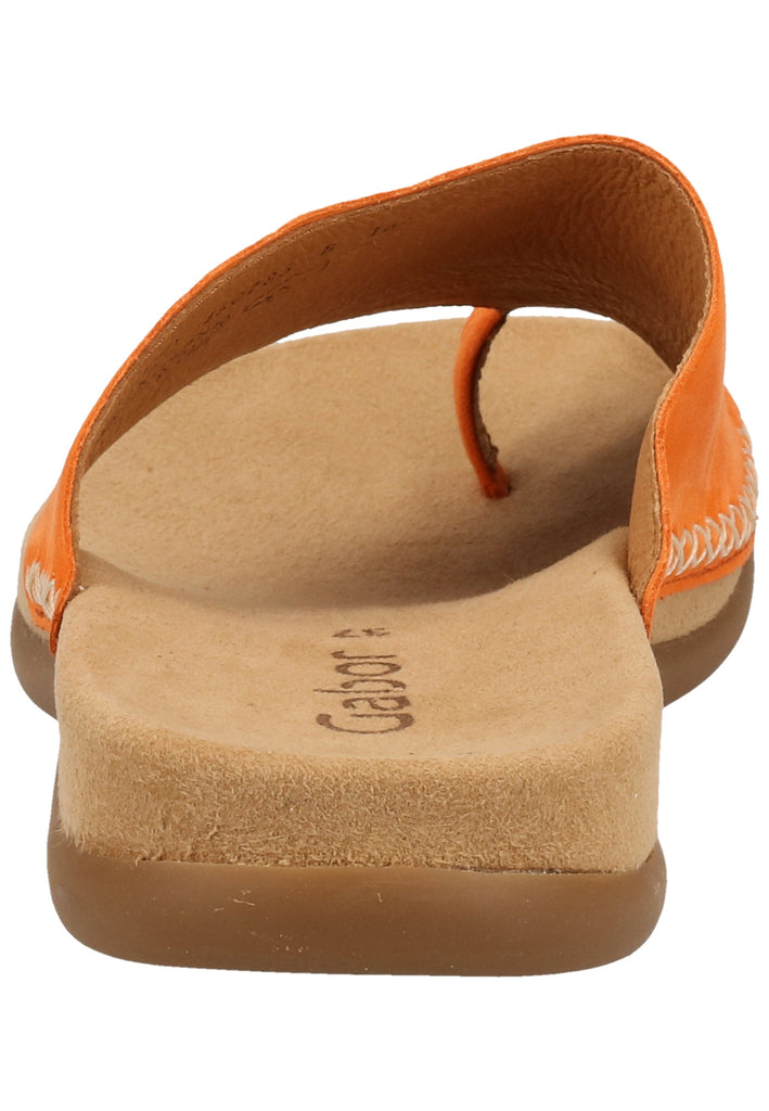 Gabor Sandalen Leder Orange - surf4shoes