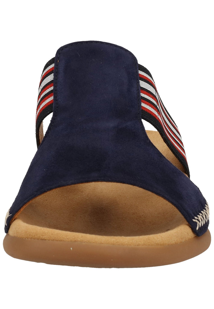 Gabor Pantoletten Leder/Textil Blau - surf4shoes
