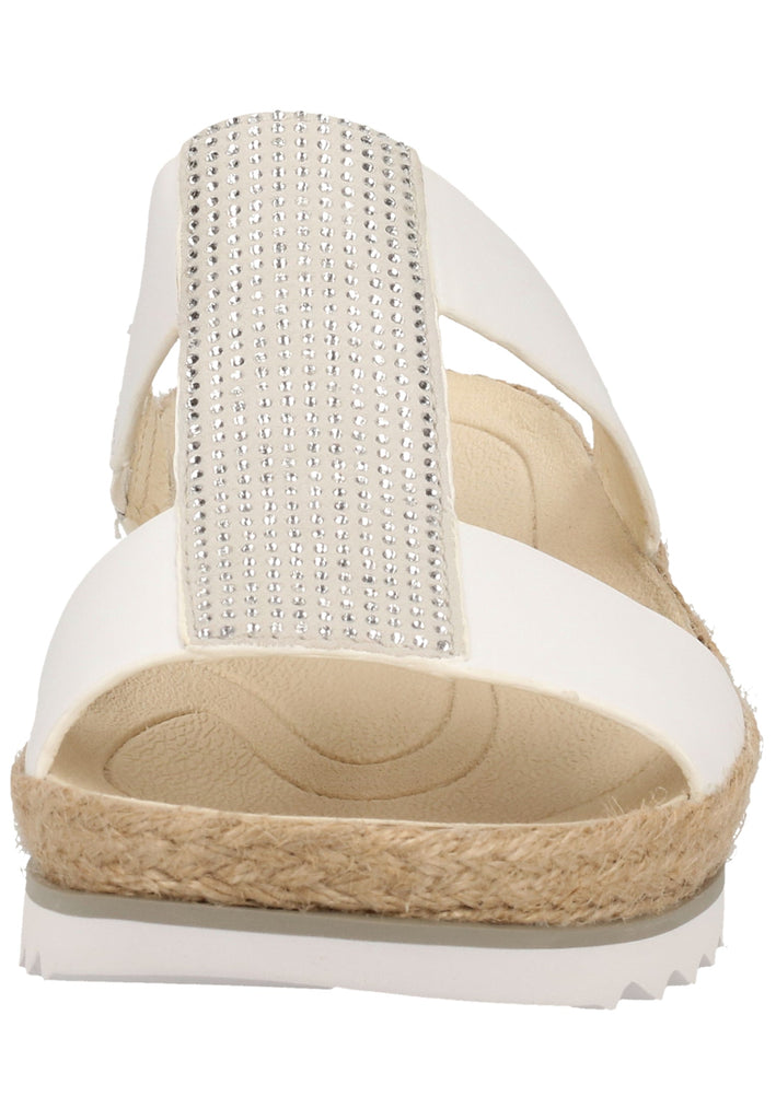 Gabor Pantoletten Glattleder Weiß - surf4shoes