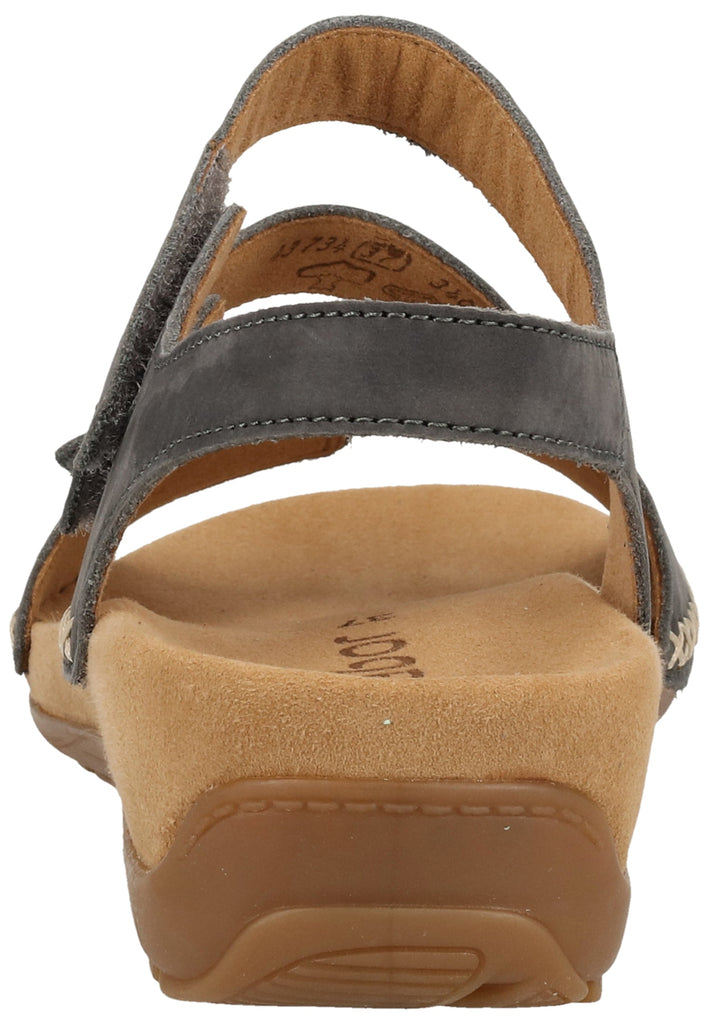 Gabor Sandalen Nubukleder Blau - surf4shoes