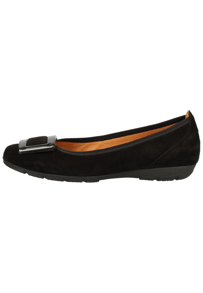 Gabor Ballerinas Leder Schwarz - surf4shoes
